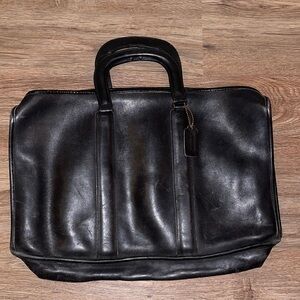 Vintage Coach leather briefcase